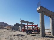 ببینید| آخرین وضعیت پیشرفت فیزیکی پل  ۱۸۹ متری حرمک در شمال سیستان و بلوچستان