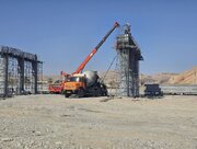 ببینید| آخرین وضعیت پیشرفت فیزیکی پل  ۱۸۹ متری حرمک در شمال سیستان و بلوچستان