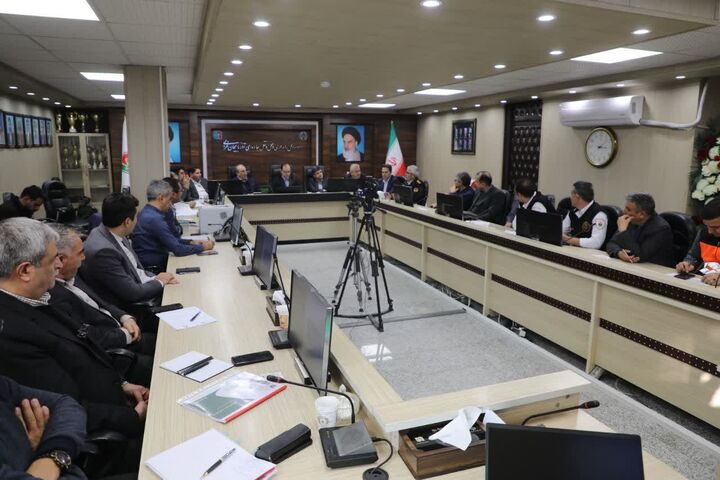 جلسه بررسی مصوبات دادستانی در بازدید از محورهای مواصلاتی شهرستان ارومیه