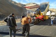 ببینید|عملیات آسفالت محور روستایی گته ده به گراب از توابع بخش بالا طالقان