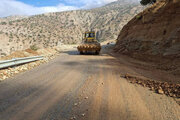 ببینید| ریزش برداری، رفع انسداد و  پاکسازی سطح جاده از گل و لای مسیر جوانرود_بانی لوان استان کرمانشاه