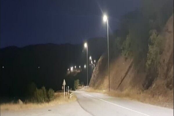 اجرای روشنایی نقطه‌ای در ۱۷ نقطه از محورهای استان آذربایجان غربی