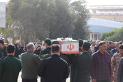 ببینید| ️مراسم تشییع و خاکسپاری شهید گمنام در پایانه مرزی خسروی