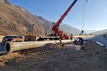 توسعه و ارتقای سامانه های نظارت تصویری در محور کندوان