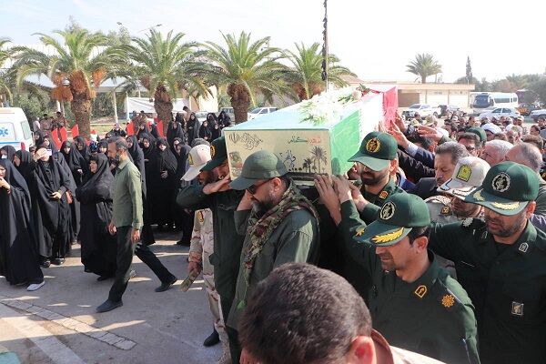 ویدیو | آیین باشکوه وداع و خاکسپاری شهید گمنام در پایانه مرزی خسروی