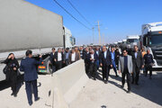 ب️بینید| بازدید معاون وزیر راه و شهرسازی و رییس سازمان راهداری وحمل‌ونقل جاده‌ای از پایانه مرزی سومار