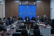جلسه بررسي پروژه هاي عمراني  بافت به رياست دكتر سيد مصطفي آيت اللهي موسوي