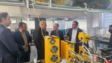 بازدید مهندس بازوند از کارخانه تولید قیر