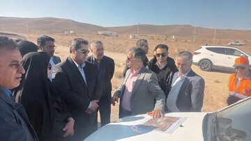 بازدید میدانی مسئولان استانی از پروژه‌های راه‌سازی و عمرانی شهرستان بافت