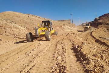 آغاز اصلاح راه دسترسی محور روستای آرمود آقاجی – خرق در شهرستان فاروج استان خراسان شمالی