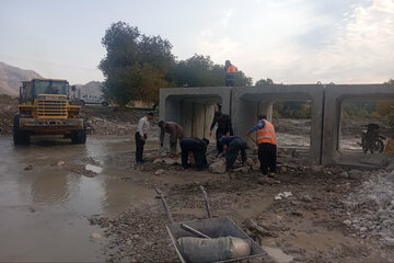 ببینید|  اجرای عملیات دستک های پل باکسی در حال احداث، روستای باویسی در نقطه صفر مرزی دشت ذهاب استان کرمانشاه