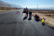 ببینید| عملیات ایجاد لچکی در امتداد مقطع بزرگراهی محور روانسر به سه‌راهی بیاشوش استان کرمانشاه