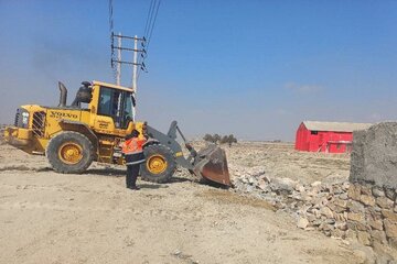 شناسایی و قلع و قمع ۳۸ فقره تجاوز به حریم راه ها در محورهای مواصلاتی خراسان شمالی