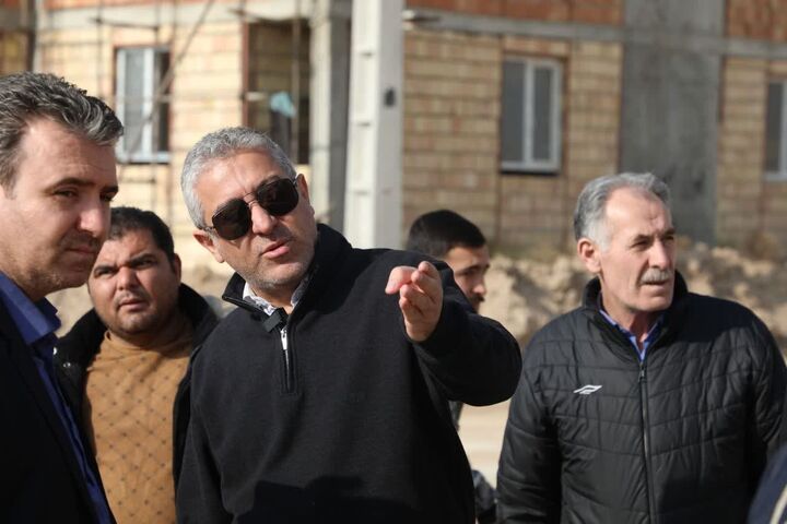 بازدید از سایت ۴۵ هکتار طرح‌ نهضت ملی مسکن شهر جدید گلمان