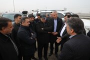 سفر معاون وزیر و مدیرعامل شرکت ساخت و توسعه زیربناهای حمل‌ونقل کشور به آذربايجان‌غربی