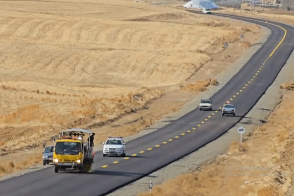 عملیات خط کشی محور بیجار _ دیواندره به طول ۵ کیلومتر