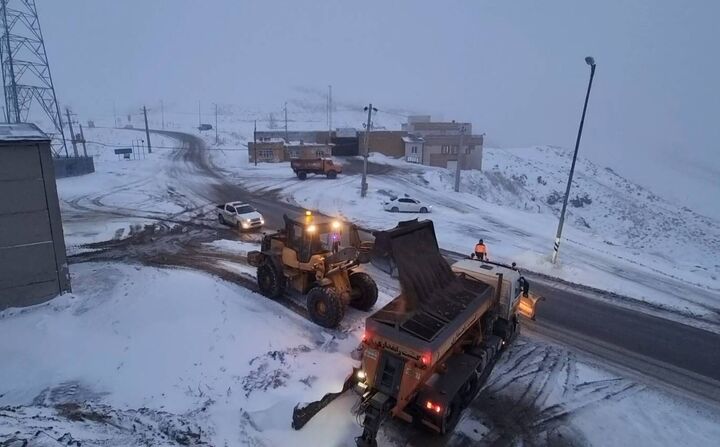 تداوم بارش‌ها در قزوین/ آماده‌باش کامل راهداری