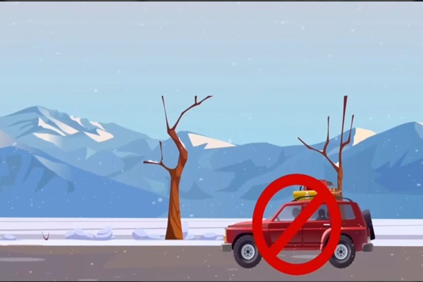 موشن گرافیک| با آغاز بارش های زمستانی و در صورت ضرورت سفر، چه باید بکنیم؟