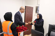 ببینید | تبریک روز زن و مادر توسط استاندار به بانوان اداره کل راهداری و حمل و نقل جاده ای استان کرمانشاه