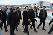 ببینید | بازدید استاندار البرز از سایت نهضت ملی مسکن ماهدشت