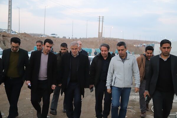 بازدید استاندار البرز از سایت نهضت ملی مسکن ماهدشت
