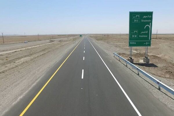 تکمیل ۵ کیلومتر دیگر از باند دوم محور شادمهر - کاشمر تا پایان سال جاری