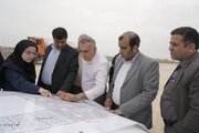ببینید| بازدید مدیرکل راه و شهرسازی استان بوشهر از روند عملیات اجرایی آماده‌سازی طرح نهضت ملی مسکن شهر بوشهر
