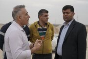 ببینید| بازدید مدیرکل راه و شهرسازی استان بوشهر از روند عملیات اجرایی آماده‌سازی طرح نهضت ملی مسکن شهر بوشهر