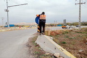 ببینید| ️نصب تابلو و علائم جاده ای در راستای ایمن سازی محور بزرگراه کربلا محدوده حبیبوند و گردنه پاطاق استان کرمانشاه