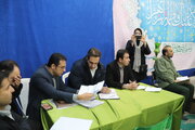 برپایی میز خدمت اداره‌کل راه و شهرسازی استان البرز در شهرک پیام ماهدشت