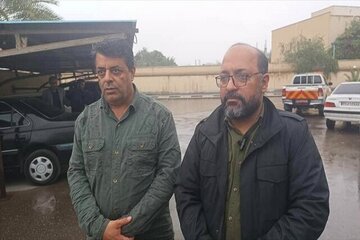 حضور میدانی مدیرکل راه و شهرسازی هرمزگان در شرق استان