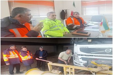 بازدید مدیرکل راه و شهرسازی شرق سمنان از اداره راه شاهرود در آستانه بارش‌های زمستانی