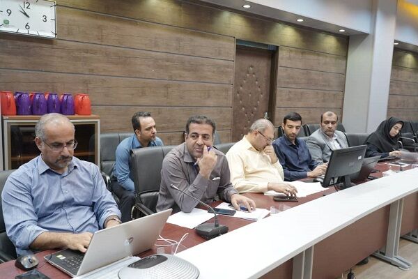 جلسه نشست ویدیو کنفرانس بررسی اراضی محدوده الحاقی