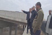 ببینید| بازدید  معاون عمرانی استاندار به همراه مدیرکل راه و شهرسازی سیستان و بلوچستان از عملیات ساخت پل دامداران زاهدان