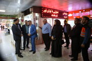 بازدید مدیرکل راهداری و حمل و نقل جاده ای خوزستان از پایانه سیاحت اهواز