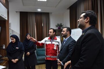 ببینید | بازدید نماینده وزیر راه در استان سمنان از مراکز ایمنی و امدادی سفرهای جاده ای