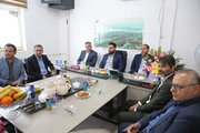 حضور محمد جولانژاد مدیرکل راهداری و حمل و نقل جاده ای خوزستان در جمع اصناف و تشکل‌های حمل‌ونقل کالای بندر امام خمینی(ره)