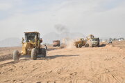 تداوم روند اجرای عملیات آماده سازی در شهرک هکتاری نهضت ملی مسکن سمنان