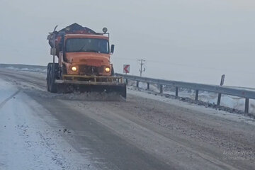 عملیات برف‌روبی ،نمک پاشی و یخ زدایی محور بیجار _دیواندره
