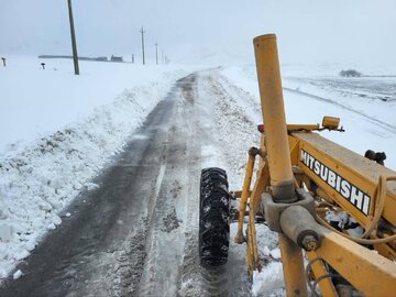 برف روبی همدان