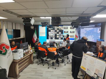 ببینید | استقرار نمایندگان دستگاه‌های امداد جاده‌ای در مرکز مدیریت راه‌های استان اصفهان