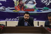 انجمن های صنفی شرکت های حمل و نقل کالا و مسافر، مراکز معاینه فنی خودروهای سنگین و مجتمع های خدماتی رفاهی بین راهی استان با حضور محمد جولانژاد مدیرکل راهداری و حمل و نقل جاده ای خوزستان