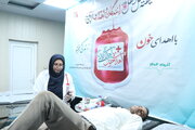 اهدای خون کارکنان اداره کل راهداری و حمل و نقل جاده ای خوزستان به مناسبت گرامیداشت هفته حمل و نقل، رانندگان و راهداری