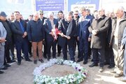 گزارش تصویری //کلنگ‌زنی پروژه مجتمع رفاهی بادپا در محور خوی–ماکو همزمان با هفته حمل‌ونقل، رانندگی و راهداری