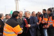 ببینید | آیین افتتاح و بهره‌برداری از محور جدید کیانمهر – ماهدشت با حضور مجتبی عبداللهی استاندار البرز