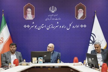 جلسه کارگروه امور زیر بنایی بوشهر