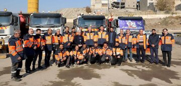 بازدید فرماندار پردیس از اداره راهداری به مناسبت هفته حمل‌ونقل و راهداری