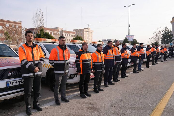 رزمایش طرح راهداری زمستانی استان همدان با حضور استاندار برگزار شد