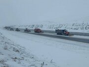 برف و باران جاده‌های برخی از استان‌های کشور را فراگرفت