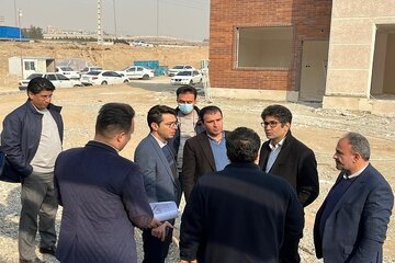 بازدید مدیرکل دفتر فنی استانداری البرز از پروژه نهضت ملی مسکن ماهدشت